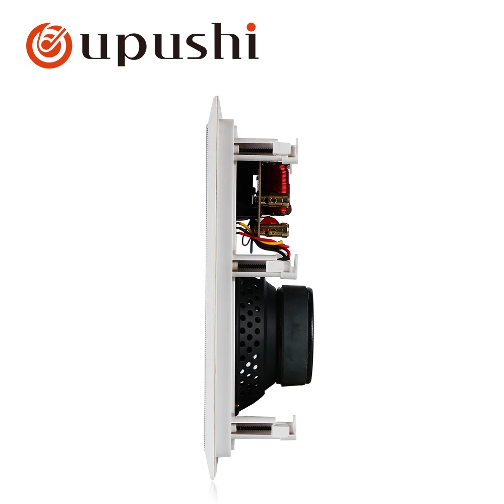 Oupushi ceiling speaker 100W home theatre system indoor in wall speakers white pa speakers for surround sound
