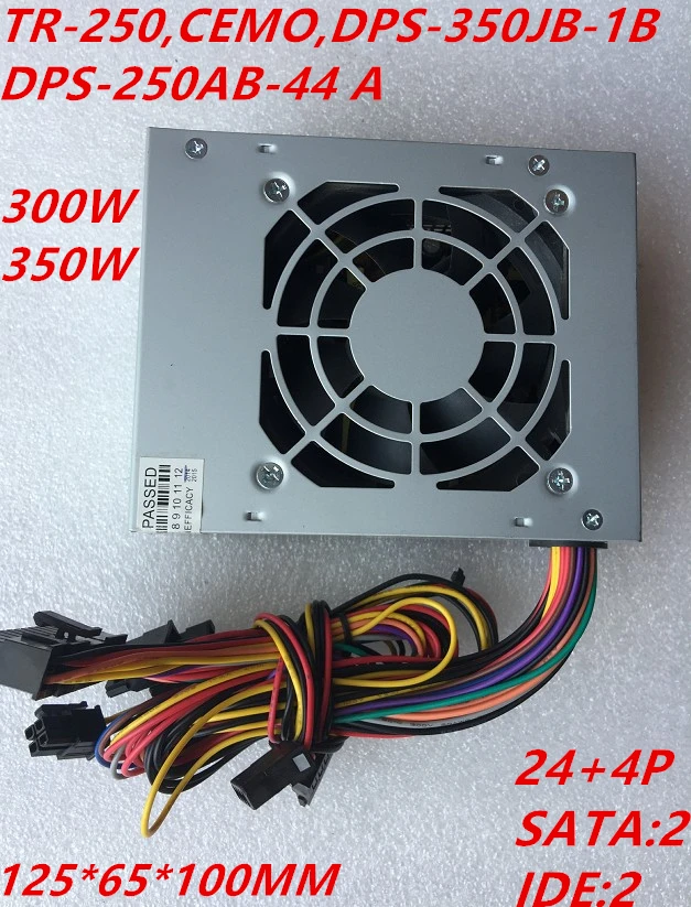 

New PSU For Delta HTPCMATX FLEX Small 1U 300W 350W Power Supply TR-250 CEMO DPS-350JB-1B DPS-250AB-44 A