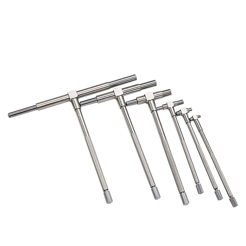 

8-150mm (5/16inch-6inch) Telescoping Gauge Set, 6pcs / set, Internal Gauge, Hole Gauges for Quick Inside Measurements