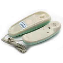 Ретро Мини Античный фиксированный просто ответить телефоны Мода висящий телефон настенный Fixe Telefonos де Каса без ключа