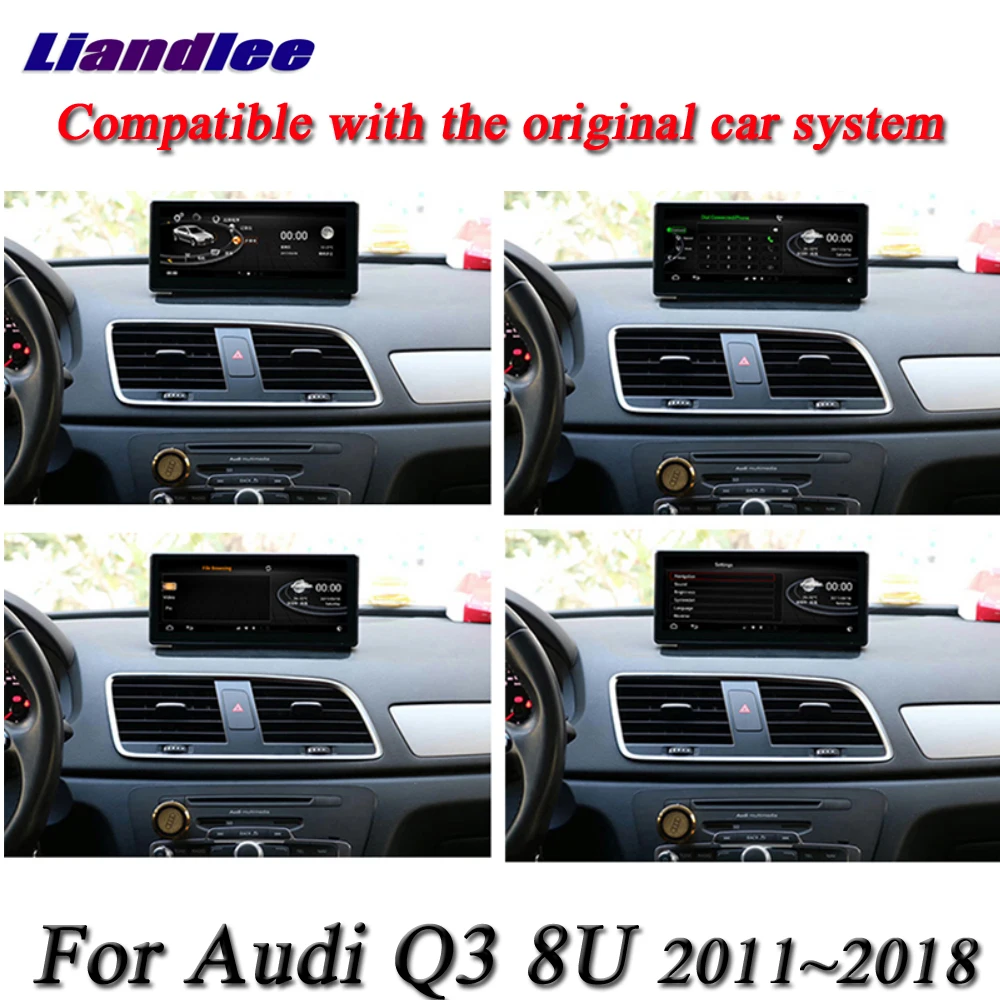 Clearance Liandlee For Audi Q3 8U RS Android Original Car System Radio BT Wifi FM GPS Map Navi Navigation Screen Multimedia NO DVD Player 4