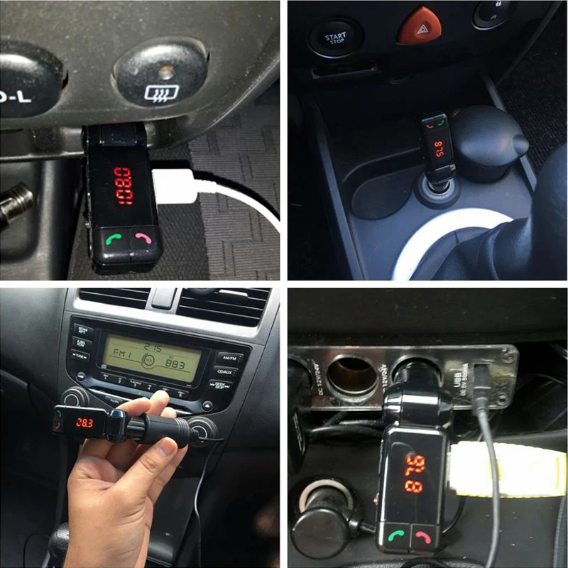 Автомобильный MP3 Bluetooth плеер fm передатчик беспроводной FM модулятор автомобильный