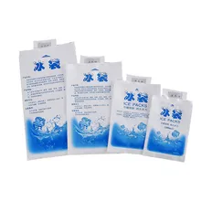1cs/комплект утепленный многоразовые сухой охлаждающий ледяной пакет гелевая сумка-холодильник для Кухня хранения свежих Еда 100/200/400/600 мл