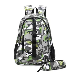Z.l.d. Рюкзак для ноутбука, мужская сумка, мужские рюкзаки, камуфляжный рюкзак для студентов, школьный рюкзак для подростков с шариковым