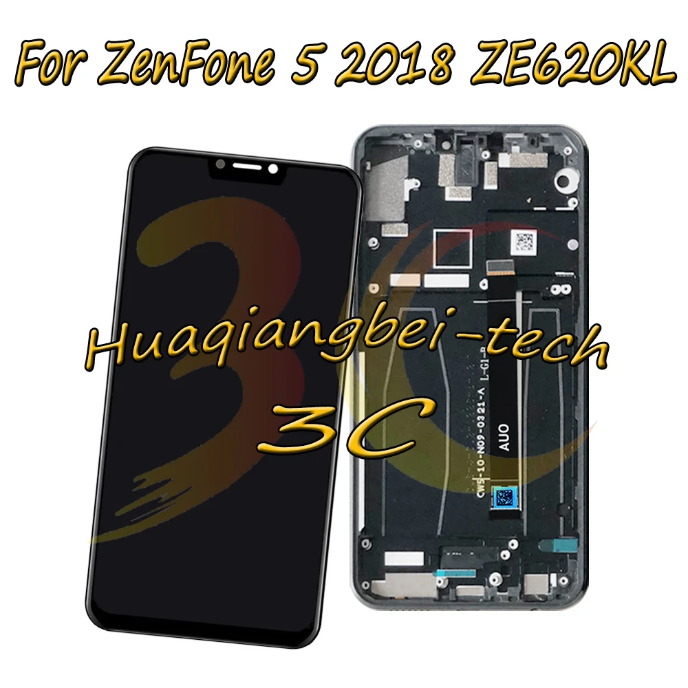 6 2 ''Новый для Asus Zenfone 5 2018 ZE620KL X00QD Полный ЖК дисплей + сенсорный экран дигитайзер