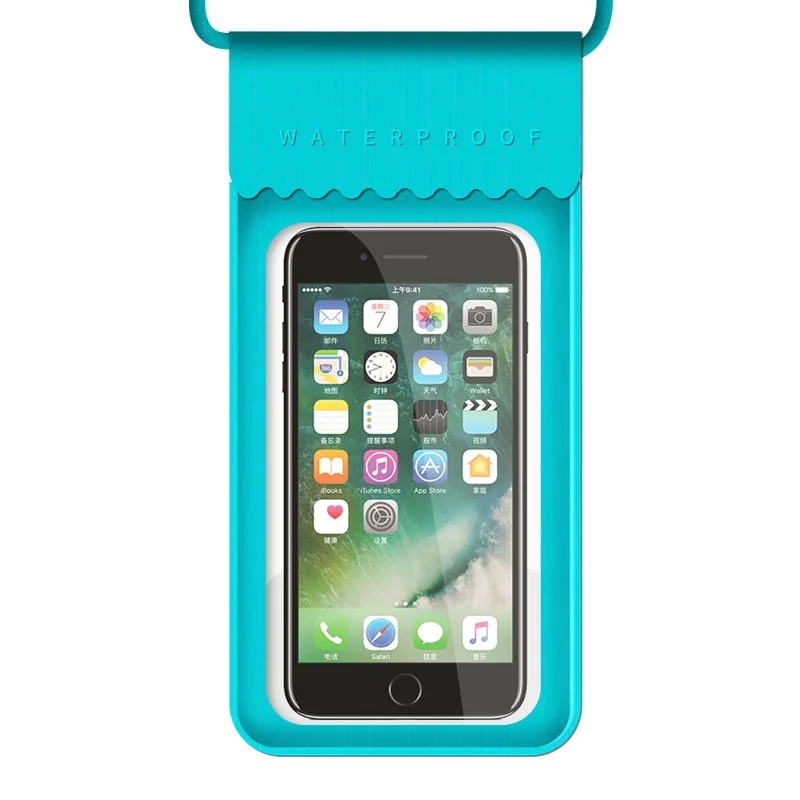 6 дюймов водонепроницаемая сумка для дайвинга Чехол для мобильного телефона подводный сухой Чехол для каноэ каяк рафтинг плавание дрейфующий пляж - Цвет: Green