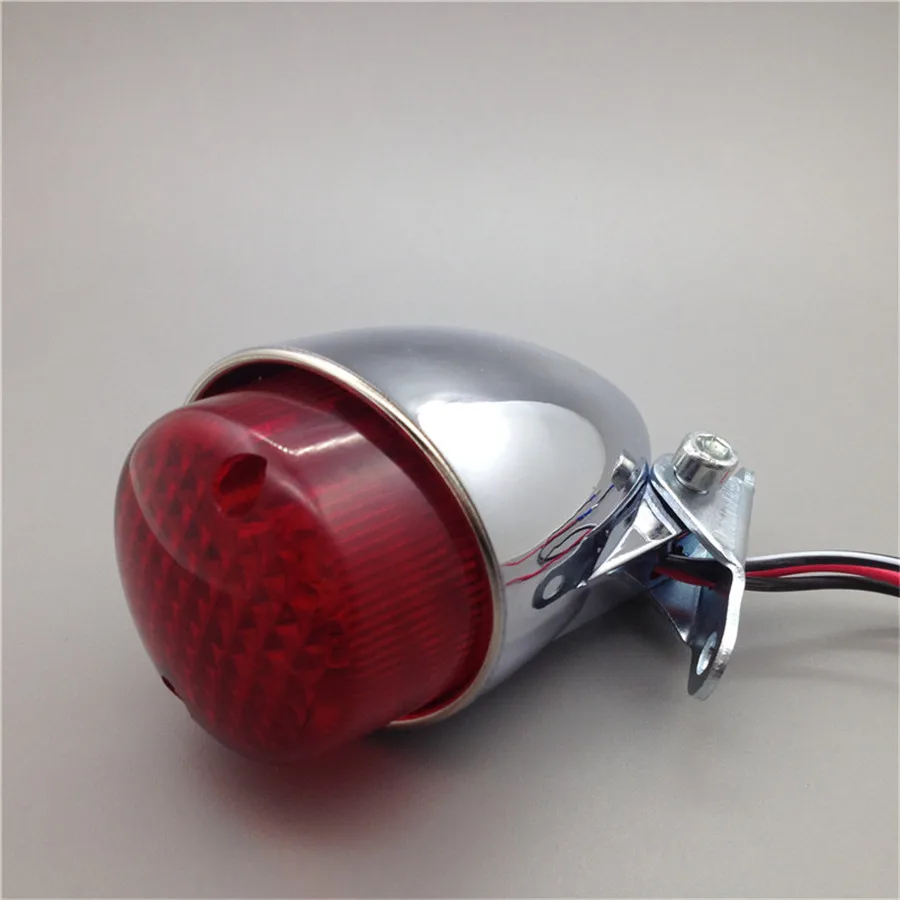 Yecnecty ABS Universal Motorcycle Stop Light Rear Brake font b Lamp b font DC 12V Motorbike