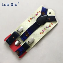 ; Новинка; модные детские Эластичные подтяжки с регулируемым цветным зажимом; Узкие Эластичные подтяжки для детей