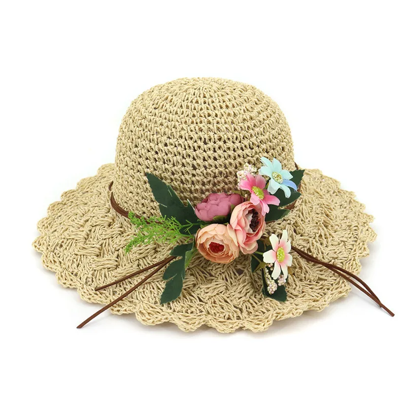 جديد الصيف النساء قبعات للحماية من الشمس أزياء سيدة واسعة كبيرة حافة قبعة قش قابلة للطي الزهور الخريف النساء الشمس شاطئ كاب فتاة قبعة بحافة جديد الصيف النساء قبعات للحماية من الشمس أزياء سيدة واسعة كبيرة حافة قبعة قش قابلة للطي الزهور الخريف النساء الشمس شاطئ كاب فتاة قبعة بحافة