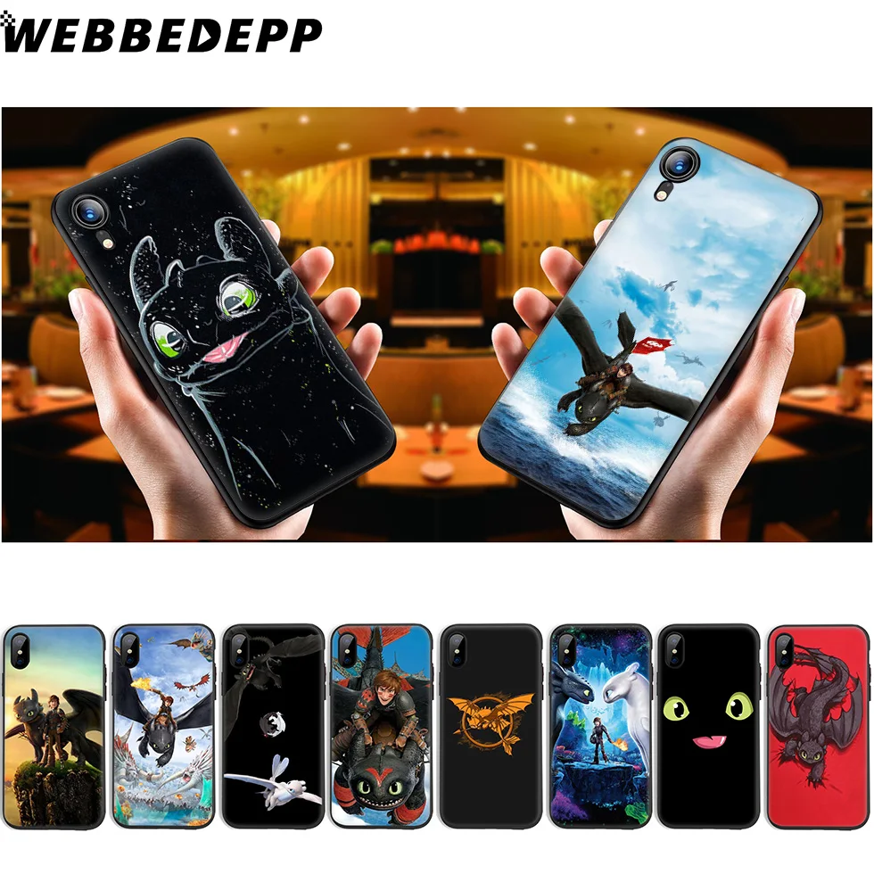 Беззубик Как приручить дракона Мягкий силиконовый чехол для iPhone 11 Pro Xr Xs Max X или 10 8