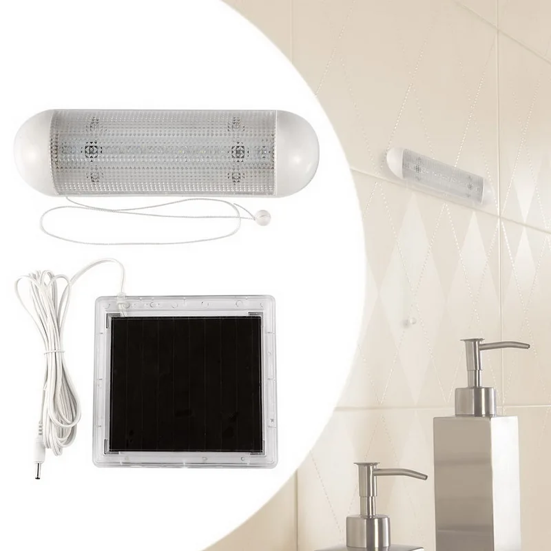 

5 LEDs Split Type Solar Lamp Shed Light Corridor Courtyard Bathroom Lamp