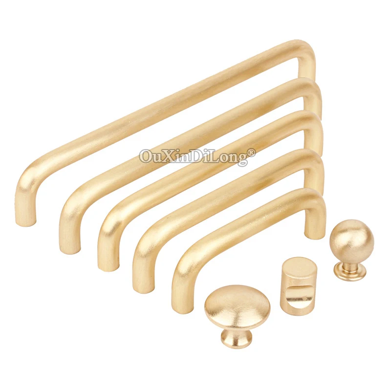 Дополнительная длина 20 шт цельные мебельные ручки из алюминиевого сплава