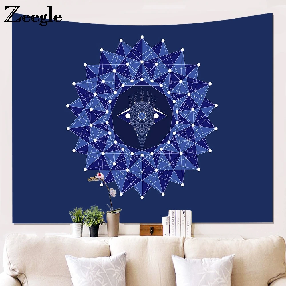 Zeegle Indian Mandala Tapestry Hippie Home Decorative Wall Hanging Tapestry Bohemia Beach Throw Towel Bedspread Table Cloth