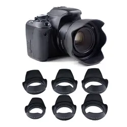 Универсальный цифровой Камера Цветок бленда 49/58/62/67/72/75 мм для Canon nikon Sony-M43