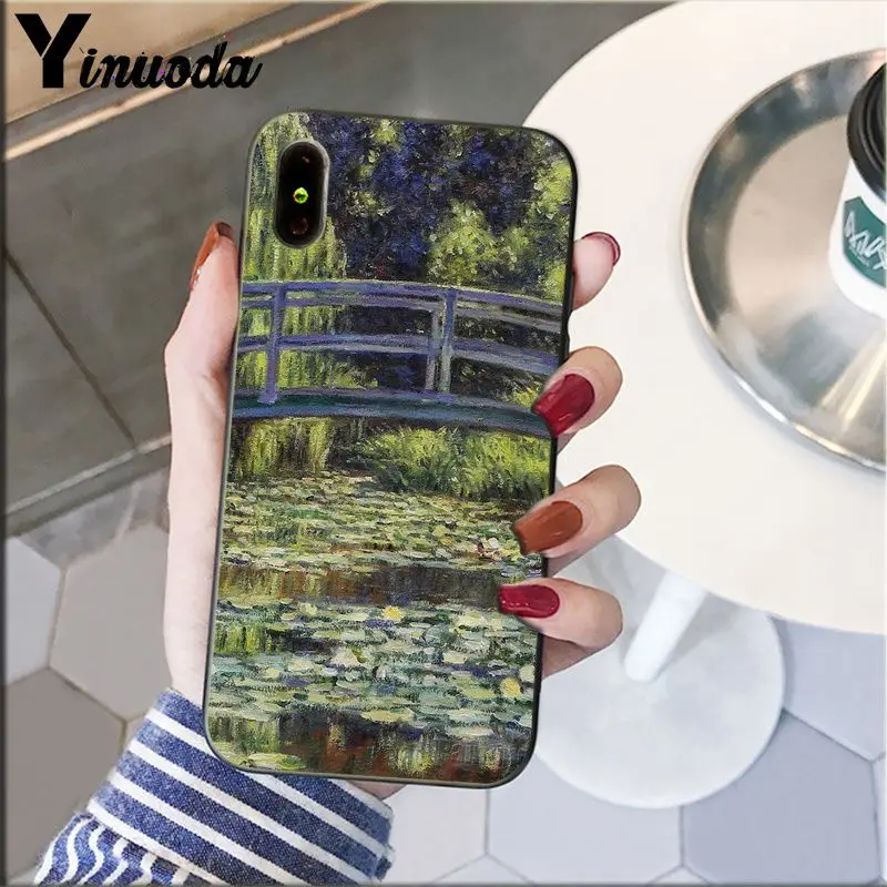 Yinuoda Клода Мона импрессионизма художника чехол для телефона для Apple iPhone 8 7 6 6S Plus X XS MAX 5 5S SE XR Чехол для мобильного телефона s - Цвет: A9