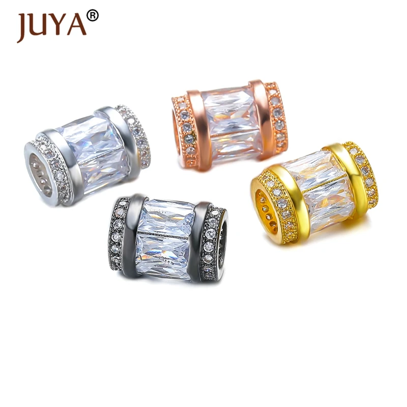Роскошные хрустальные бусины для изготовления ювелирных изделий из меди, металла, золота, серебра, с большим отверстием, Европейские Бусины, подходят для самостоятельного изготовления браслетов, ожерелья