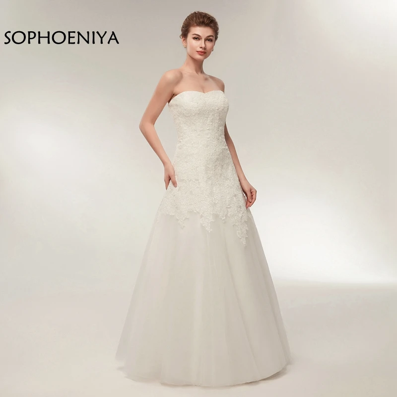 Новое поступление с открытыми плечами свадебное платье 2021 Robe de Mariage boda Свадебные