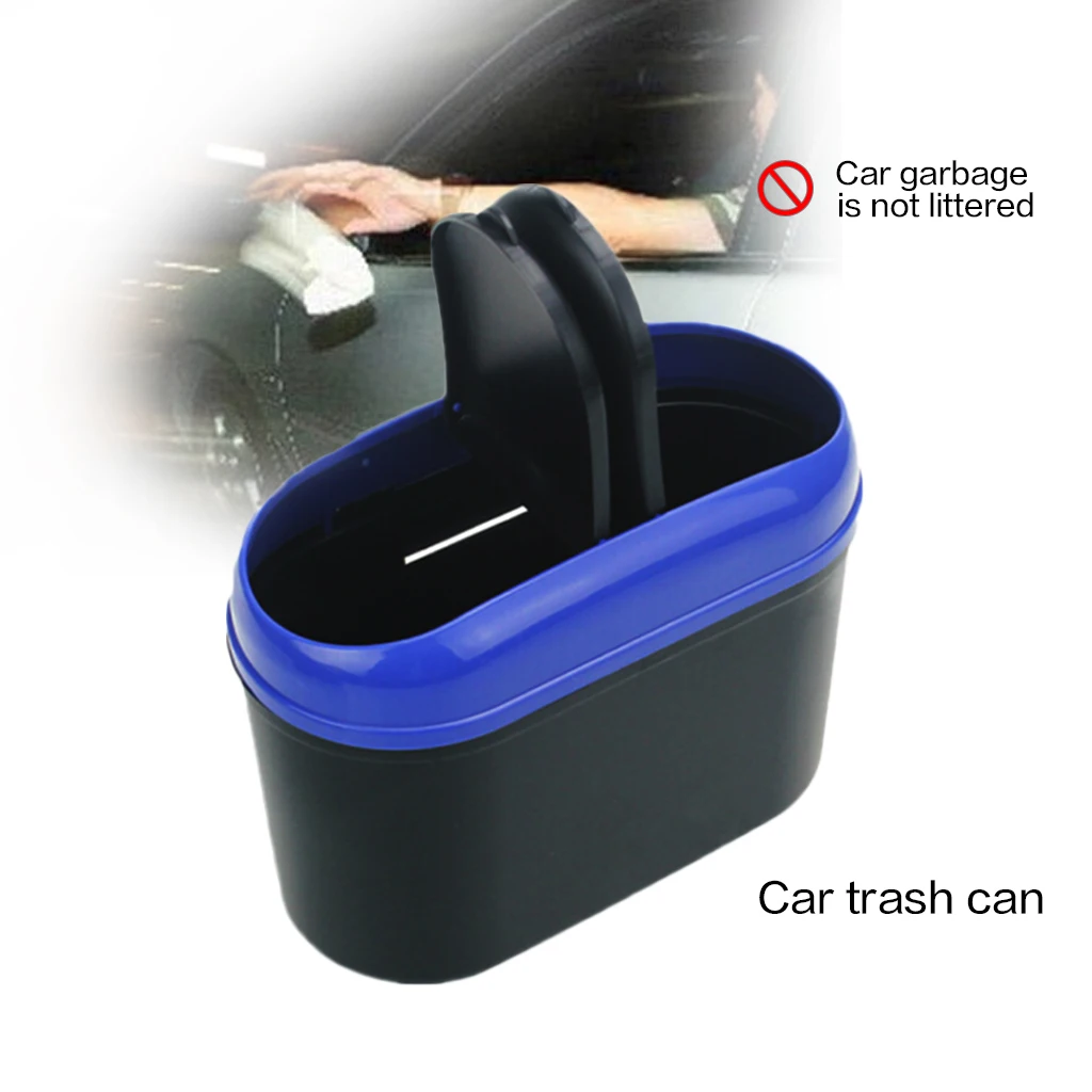 Мусорное ведро для автомобиля или домашнего использования, мини-банки, мусорное ведро, мусорное ведро для мусора, ящик для мусора, пластиковый держатель, тип штампованной детали, ведро