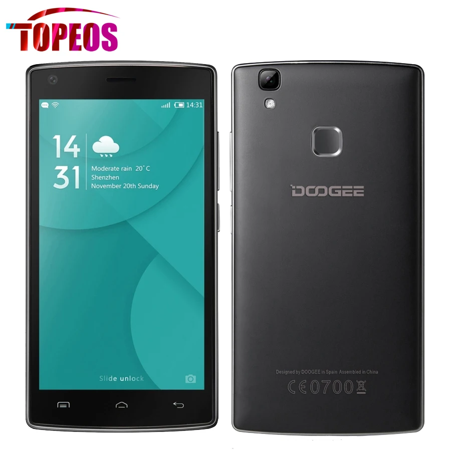 Original Doogee X5 MAX Pro 4G LTE Mobile Phone 5 0 Inch MTK6737 Quad Core 2GB