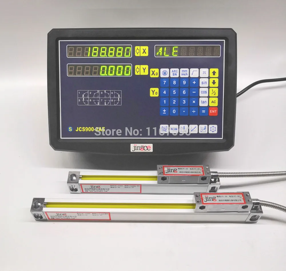 JCS900-2AE 2 оси цифровой индикации с линейной шкалой линейный кодировщик длинная линейка для токарно-фрезерный станок