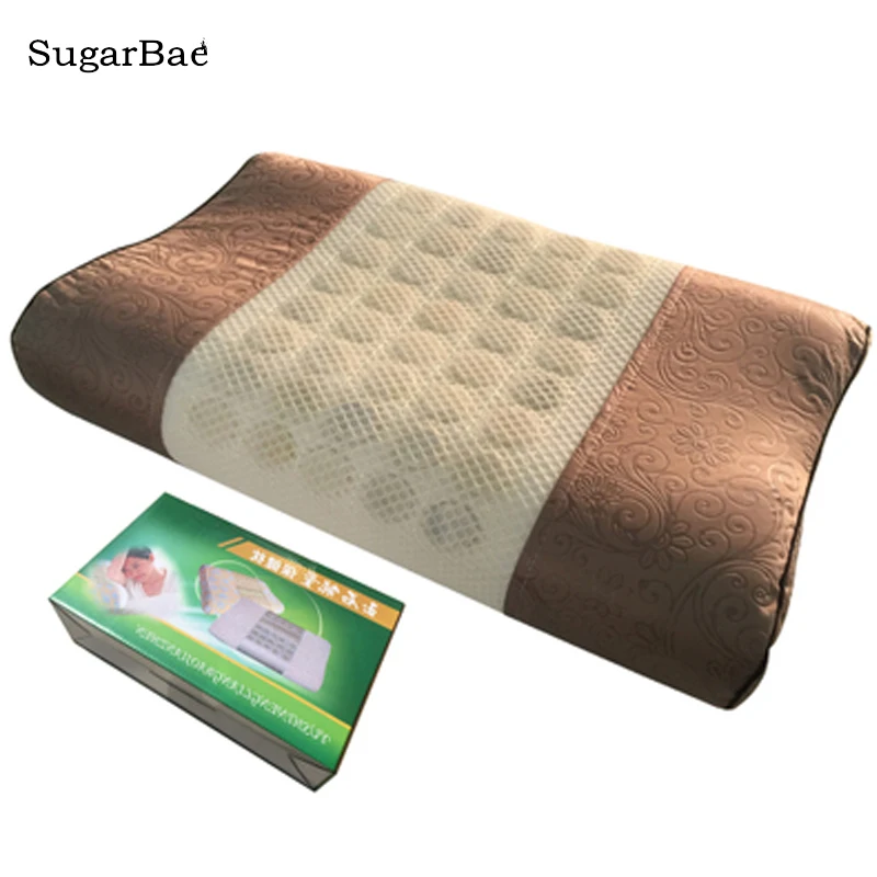 Thermal Therapy Jade Stone Heat Massage Jade Pillow for Beauty with Box Package For Sale Thermal Therapy Jade Stone Heat Massage Jade Pillow for Beauty with Box Package For Sale