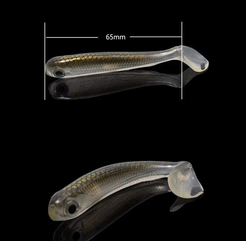 4 шт./пакет Tsurinoya для рыбалки Мягкая приманка 3D глаза рыболовные приманки полые приманки для рыбалки, мягкие приманки 65 мм/3,5 г мягкие приманки для рыбалки