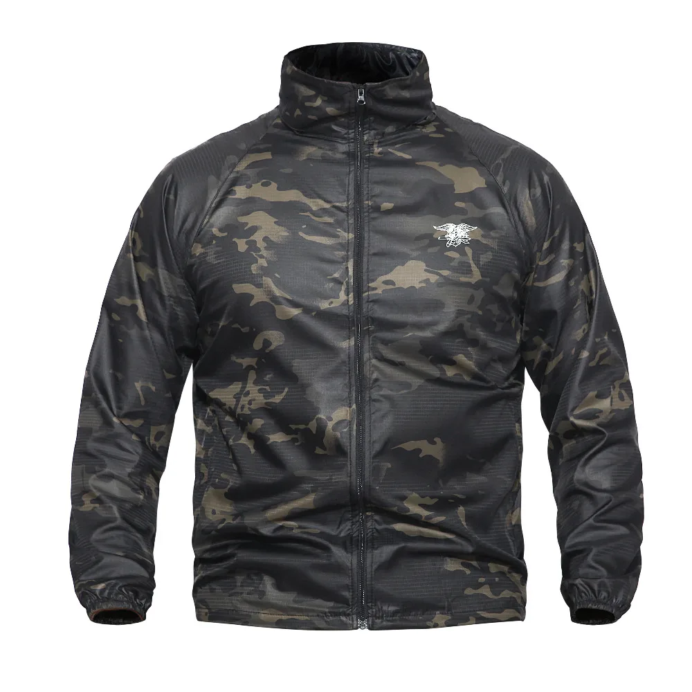 

Men's Quick Dry Lightweight Skin Coat Camping Hiking Waterproof Jacket Men Casual Thin Breathable Sun-Protective Clothes