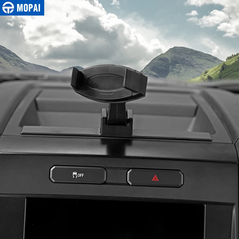 MOPAI سيارة GPS الهاتف المحمول باد حامل قوس الهاتف المحمول حامل ملصقات لفورد F150 2015 يصل الداخلية اكسسوارات السيارات التصميم