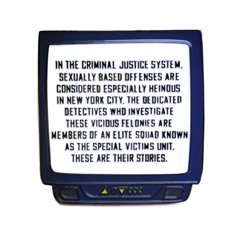 

Law & Order SVU TV Enamel Pin