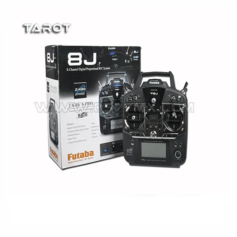 

Original Futaba 8-channel S-Fhss S.BUS remote control T8J with R2008SB receiver for RC helicopter/RC fixed wing drone/glider