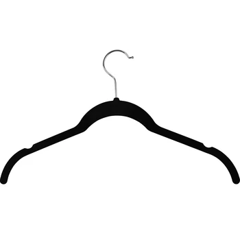 

Woman Velvet Hangers with Accessory For Shirts, Dresses and Delicate Clothing - Non-Slip Velvety Smooth Texture - Slim Space