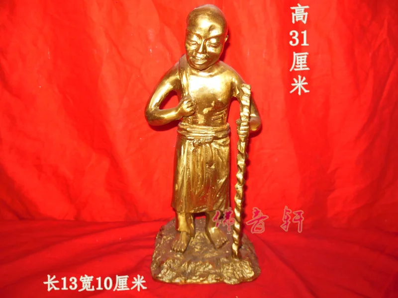 

Bronze gift lovers Art copper Full juggernaughts buddha statue crafts