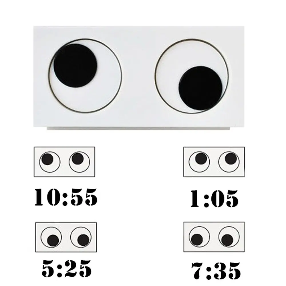 Креативный светодиодный цифровой будильник с большим глазом, электронные настольные часы, настольные часы, забавные игрушки Nixie, будильник для детей