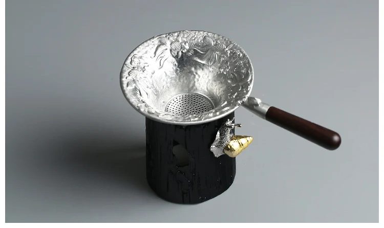 

Pure Tin Tea Filter Strainer Tea Ceremony Cha dao Accessory Tools