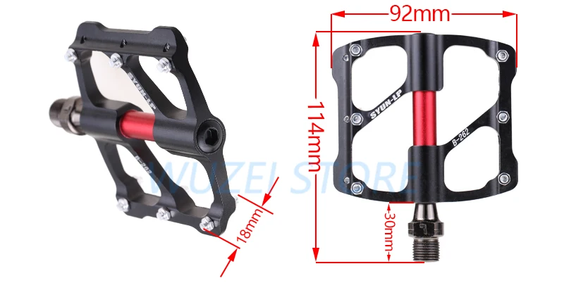SYUN_LP Сверхлегкая герметичная велосипедная педаль с ЧПУ алюминий 3 подшипники противоскользящая педаль для MTB Горная дорога велосипед велосипедные аксессуары