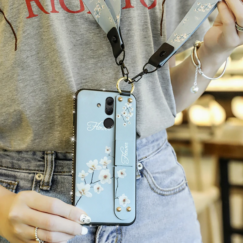 Модный чехол для телефона с разбитыми цветами huawei mate 20 Lite силиконовый мягкий