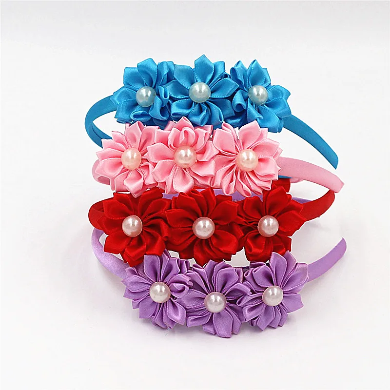 Ободок для волос с жемчужинами девочек|girls hair accessories|hair accessoriesflower hairband |