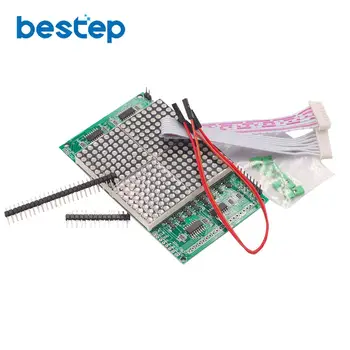 

LED dot matrix screen module 16*16 infinite cascade 51 development board is compatible with 12864 interface