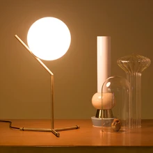 Дизайн мяч Модная креативная настольная лампа