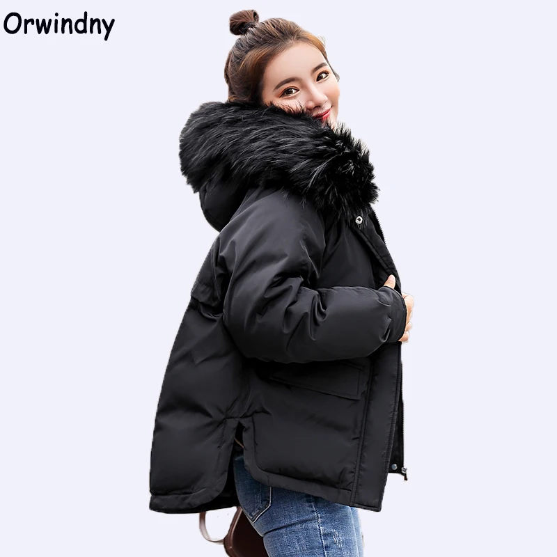 M 4XL New Winter female long Parkas coat casual large size