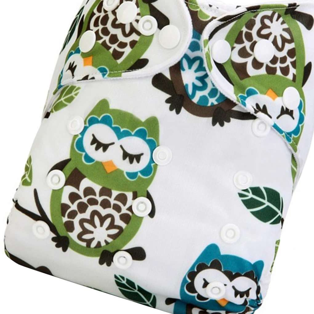 Моющиеся подгузники кушетки детские подгузники пеленки мультфильм печати Детские подгузник сменный многоразовый детские тканевые