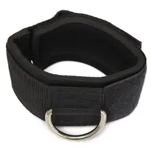 2017 Body Building Sport Leg Pulley Training Brace Ankle Protector Gym Training D Ring Ankle Straps Safety Support Fitness Acces