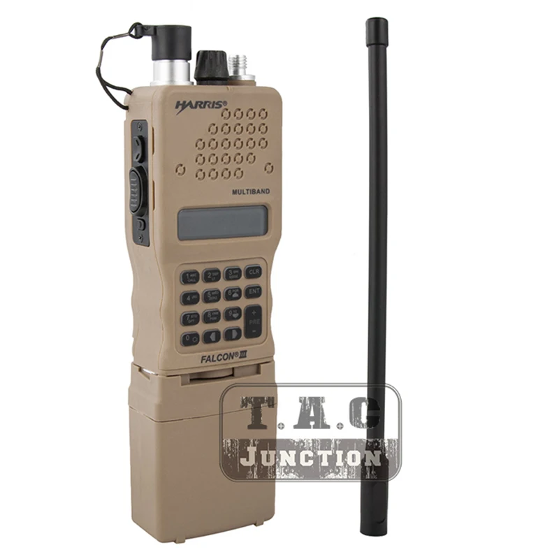 

Tactical AN / PRC-152 Falcon III MBITR Antenna Dummy Radio Case Airsoft Painball Communication Model Talkie Walkie Case