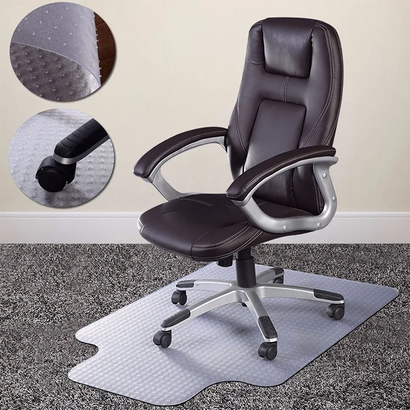 Lip chair mat Wooden floor protection mats Office chair carpet pvc Non-slip floor mat with nail Thicker transparent carpet Lip chair mat Wooden floor protection mats Office chair carpet pvc Non-slip floor mat with nail Thicker transparent carpet