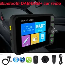 JINSERTA Улучшенная Мода Bluetooth цветной экран DAB радио цифровой fm-передатчик адаптер потоковое воспроизведение музыки широкий обзор цифровой