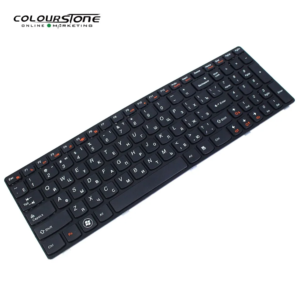  B570 RUSSIAN Laptop keyboards for LENOVO Z570 B590 V570 Z575 with black frame keyboard V117020FS1-R