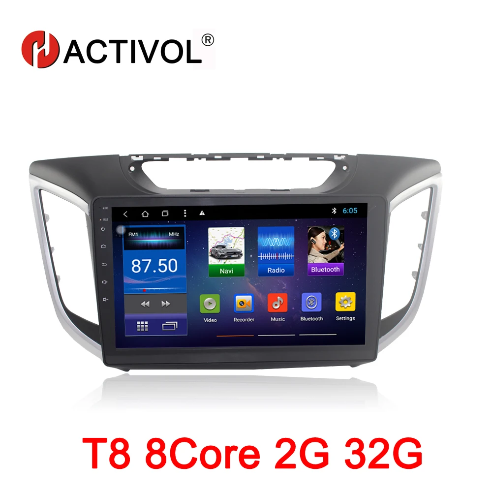

HACTIVOL Octa Core 2G RAM 32G Car radio for Hyundai ix25 2015-2016 CRETA Android 8.1 car dvd player gps navigation wifi