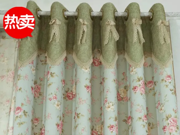 

Curtain fabric quality rustic fluid child finished products window screening