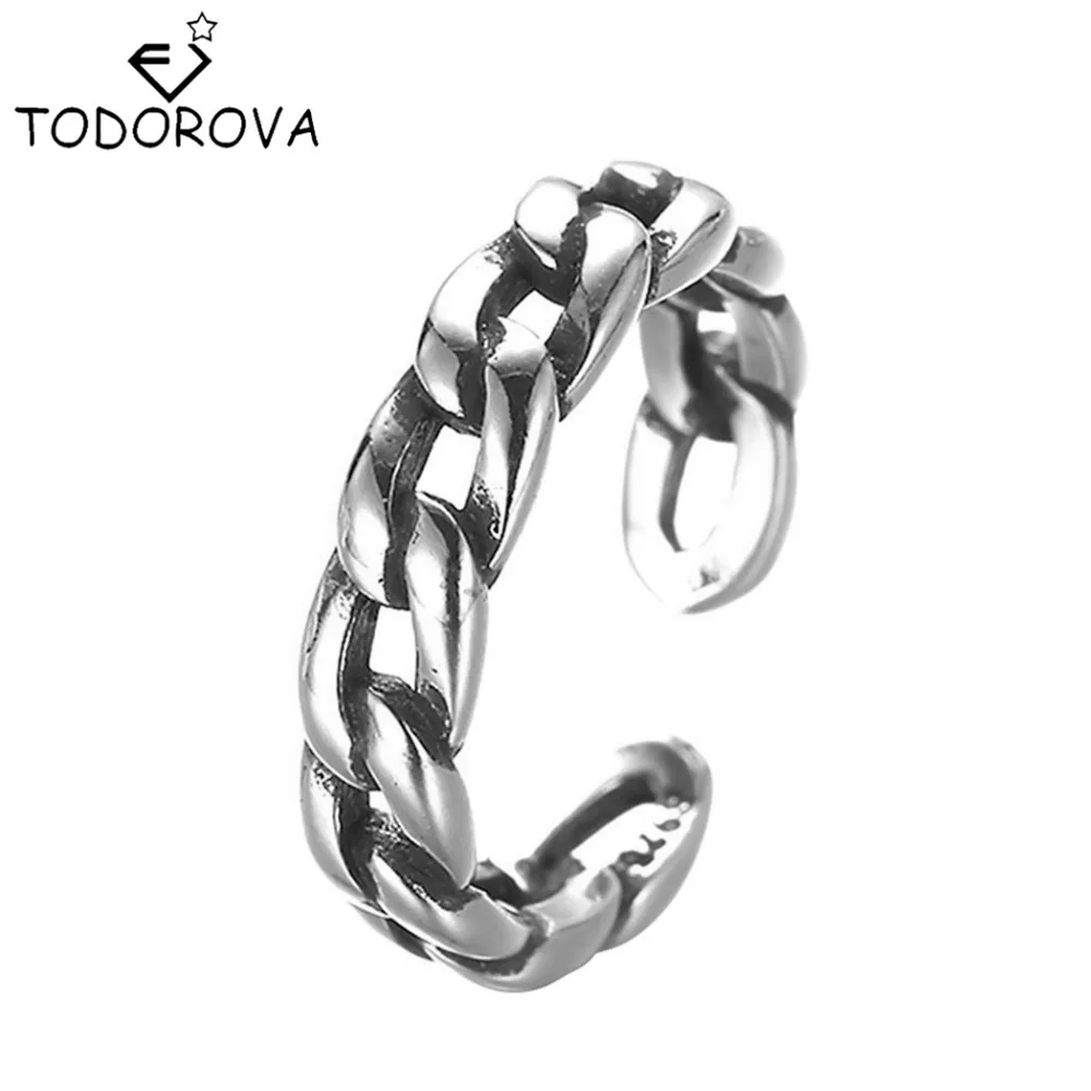 

Todorova Gothic 925 Sterling Silver Biker Rings for Men Brand Jewelry Adjustable Male Ring Birthday Gift Alibaba Retail Store