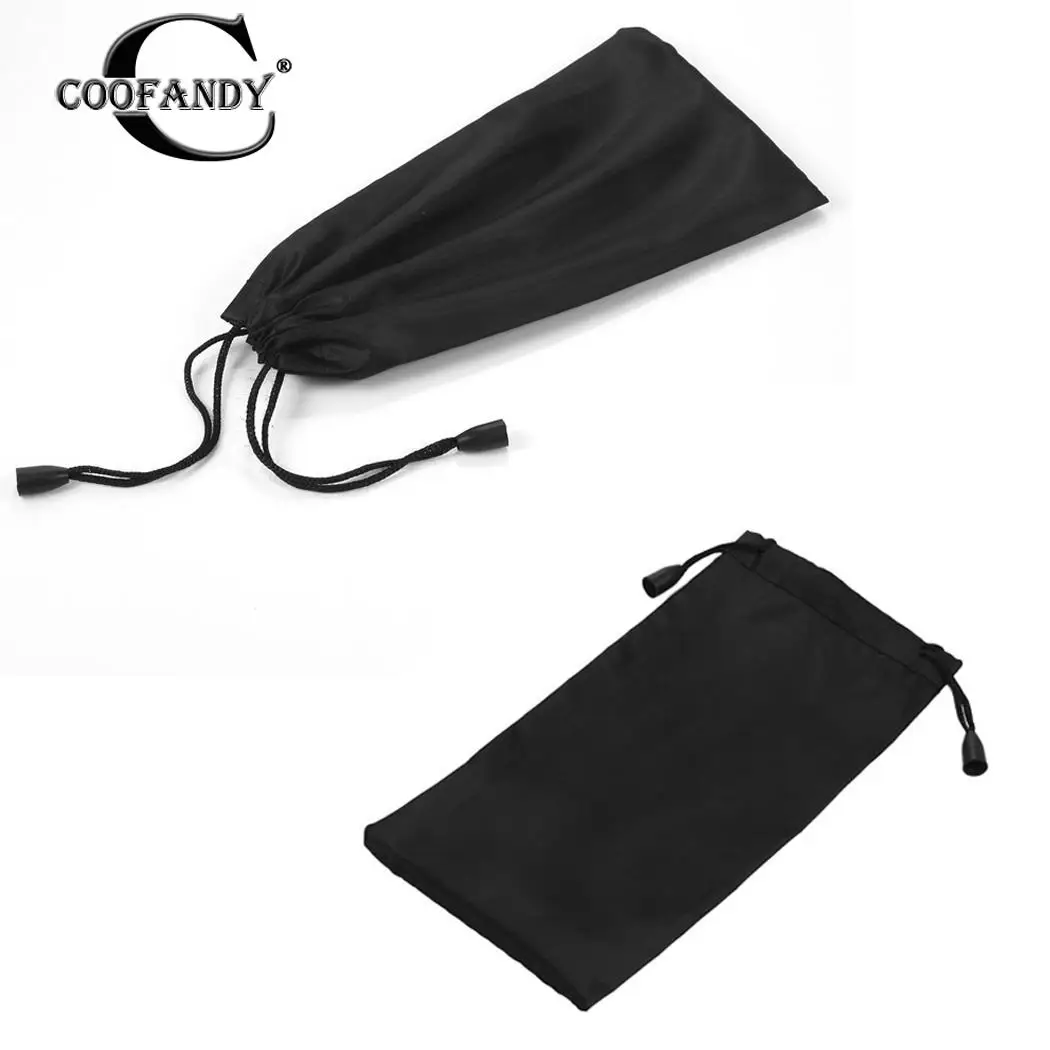 

Pouch Black Soft Sunglasses Protecing Drawstring Bag Organzing Waterproof Cloth